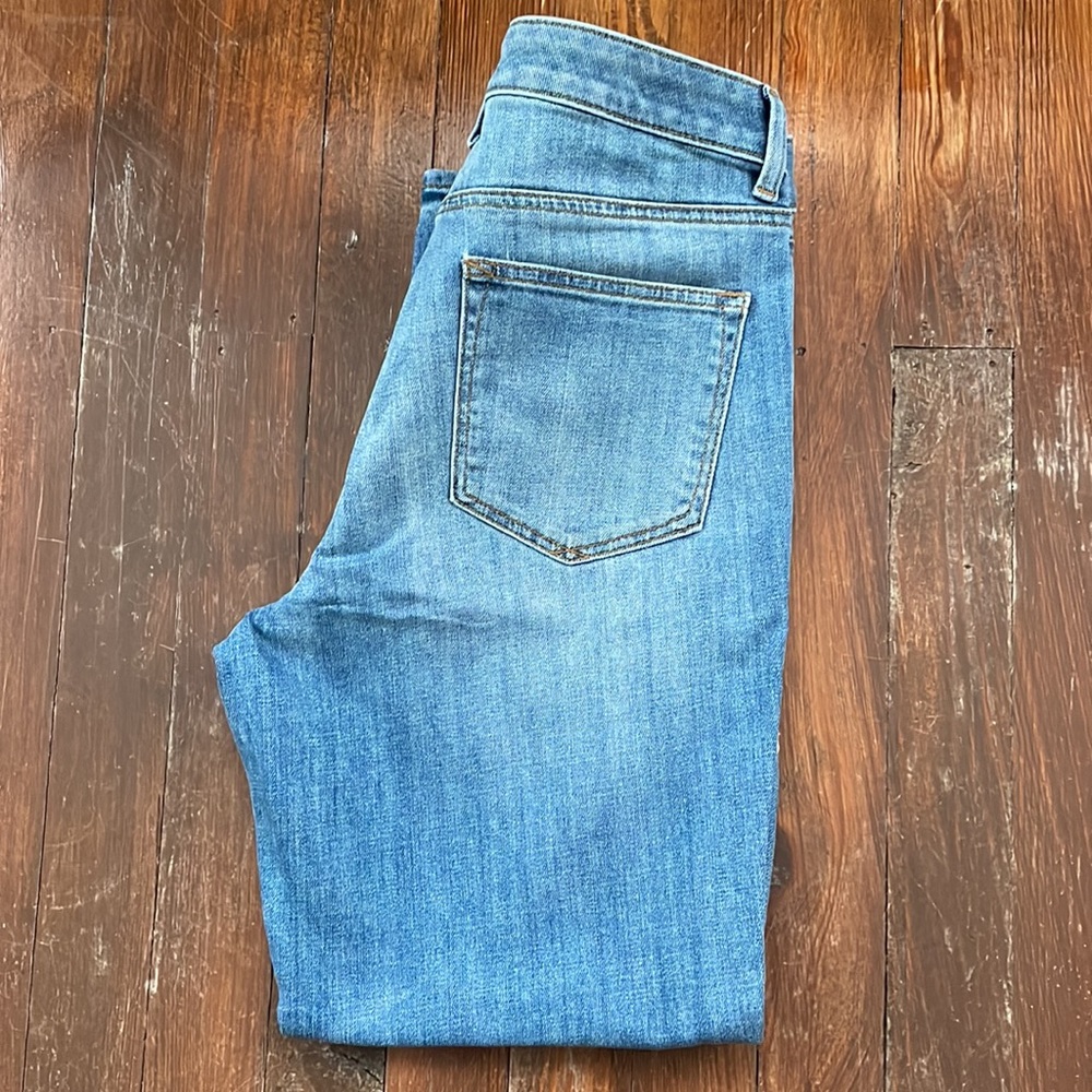 Talbots Flawless Floral Embroidery Girlfriend Jeans - Picture 8 of 8